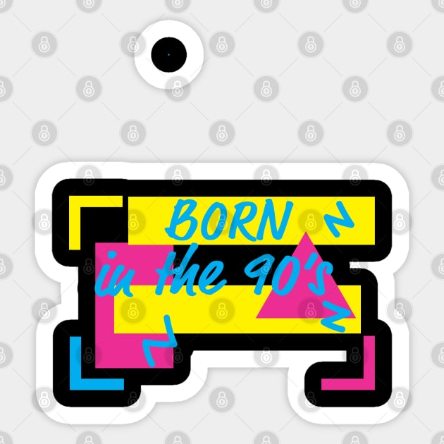 Born in the 90's Sticker by RedValley